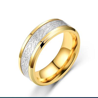 China CLASSIC Fashion Fine Gold Plated Brand Rings Luxury Diamond Zircon Stainless Steel Designer Jewelry Rings For Women Men for sale