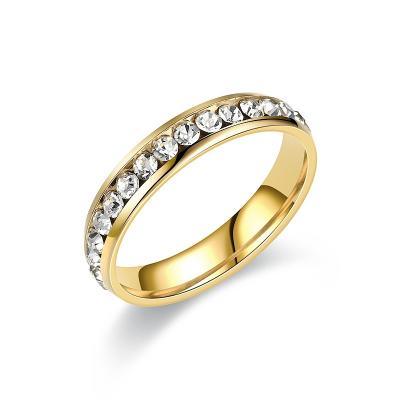 China CLASSIC New Design Fashion Jewelry Cubic zircon Eternity Wedding Bands Ring for Women Men for sale