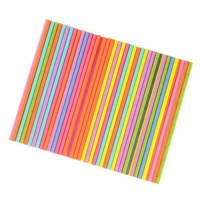 China Indoor Simple Decorations Solid Color Paper Straws in Special Curation Assorted Rainbow Colors, Best Suited for Parties, Events and Crafts for sale