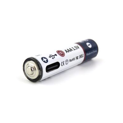 China Wholesale Quick Low Charge 1.5v Li-ion Lithium AAA 555mWh Rechargeable Battery Self-Disicharge for sale