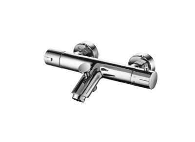 China Contemporary bathroom Thermostatic Bath Mixer Chrome Brass 270 mm Length T8086 for sale