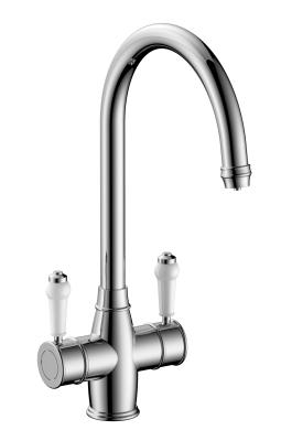 China Chrome-Finish Mode-Stil Instant Kochwasserhahn T90012 Einfache Installation zu verkaufen