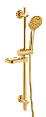 China Modern Brass Slide Rail Shower Set Polished Chrome Finish - SLIDE RAIL SET SH904A for sale