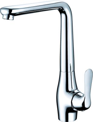 Chine Brass Chrome Single Hole Kitchen Mixer Faucet for Modern Kitchen T2056 à vendre