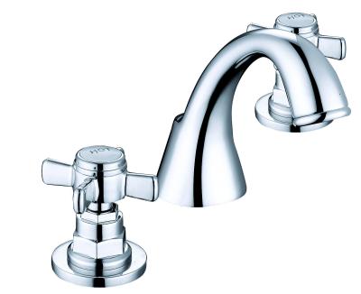 China Polished Chrome Finish Concealed Basin Mixer for Bathroom T80410 for sale