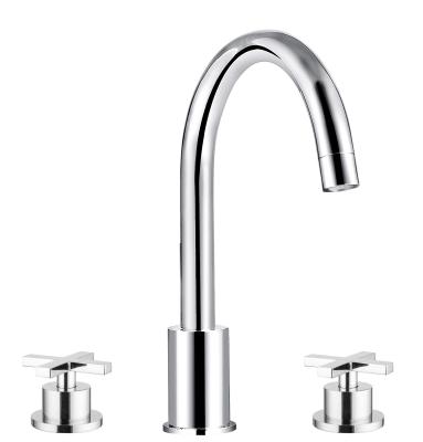 China Contemporary Two Handle Concealed Shower Mixer With Polished Chrome T80510B for sale