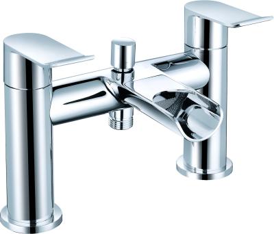 China Double Handle Brass Bath Shower Mixer Faucet For Comfortable Shower T8411B for sale