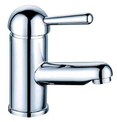 China Contemporary Ceramic Valve Basin Mixer Faucet With Chrome Finish T8463 for sale