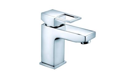 China Brass Material Basin Mixer Faucet For Stylish Bathroom Design T8492AW for sale