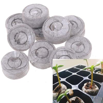 China Plants Growing Cocos Peat Prllets Disc Moss Coir Coir Pellets Seed Starting Plugs Pallet Seedling Soil Block for sale