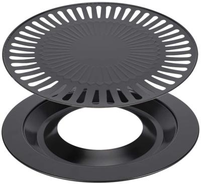 China Easily Assembled Korean Barbecue Cast Iron Aluminum Pans Grill Plate for sale