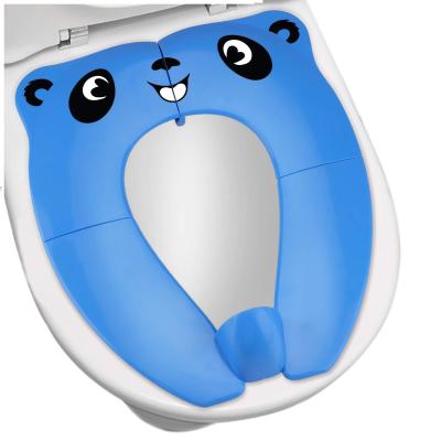 China Amazon Baby Potty Training Plastic Warm Toilet Seat Cover for Boys and Girls Home and Travel Comfortable and Portable Seat for Toddler for sale