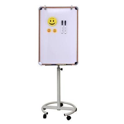 China Universal Movable Magnetic Dry Erase Whiteboard Flip Chart Board with Clip Holder for Office 5008 for sale