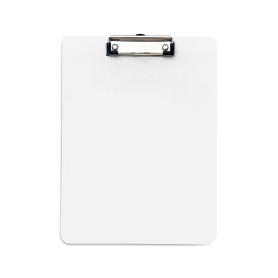 China Hot sale standard A4 size colorful clip board plastic with dry erase maker for school and office for sale