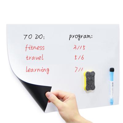 China Dry Erase 7001 White Board Magnetic Removable Reusable Whiteboard For Fridge Custom Accepted for sale