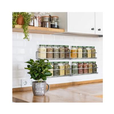 China 4 viable Seasoning Organizer Hanging Racks for your buffet cupboard pantry door for sale