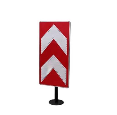 China Luminescent Reflective+ LED Light Road Safety Direction Signal Passing Both Sides for sale