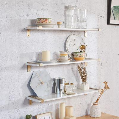 China (Other) Nordic Modern Adjustable Wall Mounted Partition Wall Marble Shelf for sale