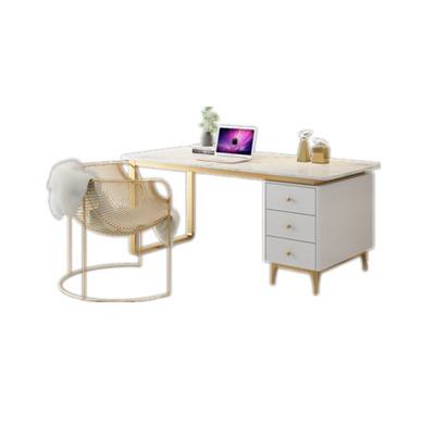 China Nordic modern marble simple desk convertible home office study desk and chair combination office computer desk for sale