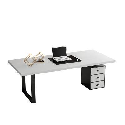 China Modern Luxury Rectangular Simple Solid Wood Convertible Computer Desk Family Office Desk for sale