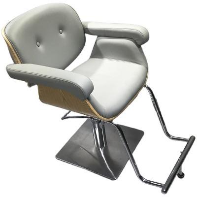 China Adjustable Barber Stool Chair Barber Scissors Simple Environmental Material Barber Shop Chair Modern for sale