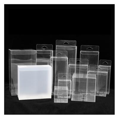 China China Manufacturer Custom Clear Gift Recycled PVC Storage Boxes Materials Plastic Game Protector Boxplastic for sale