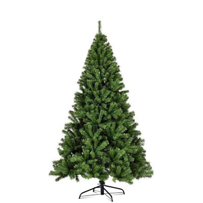 China PVC Hot Sale Prelit Green White Artificial Small Holiday Decoration Mini Christmas Tree for sale