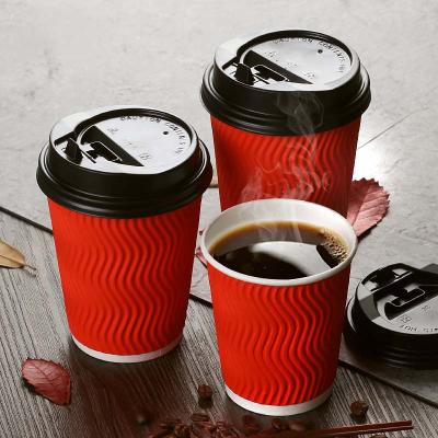 China Disposable High Quality Disposable Degradable Paper Cups Milk Coffee Tea Paper Cups for sale