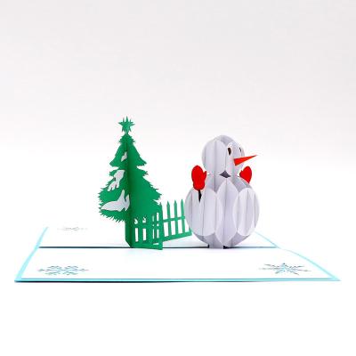 China Europe Christmas Snowman Wooden Tree Natural Christmas Stone for sale