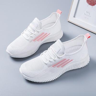 China Fashion Trend 2023 spring and summer new mesh women's shoes breathable sports soft bottom travel shoes for sale