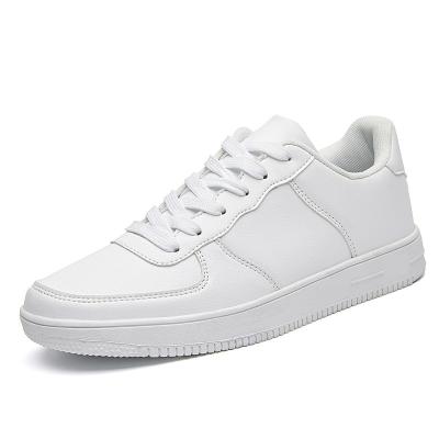 China Fashion Trend men's and women's board shoes small white shoes spring low-top leather flat bottom retro skateboarding shoes large size for sale