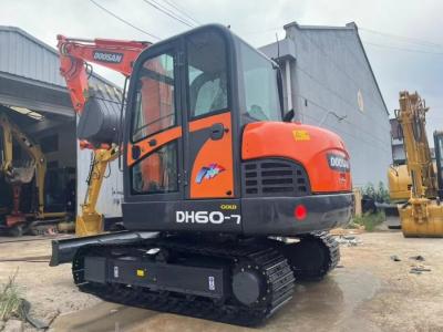 China Korea Small Used Doosan Excavator DH60-7 5550KG For Agricultural for sale