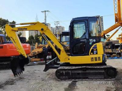 Κίνα 5 τόνους Χρησιμοποιηθέντες εξορυκτές Komatsu PC55 εξορυκτικοί μηχανήματα κατασκευής προς πώληση