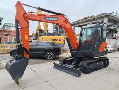 China Yanmar Engine Used Doosan Excavator DX55 Micro Crawler Digger Secondhand for sale