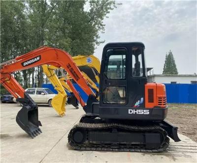 China 40.5KW Mini Used Excavator Doosan DH55 Second Hand Mini Digger for sale