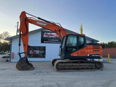 China Used Doosan DX140LC Ground Digging Machine 2nd Hand Diggers Excavator for sale