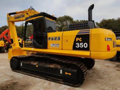 China Komatsu PC350 tweedehands grondverhuisapparatuur Gebruikte compacte graafmachines Te koop