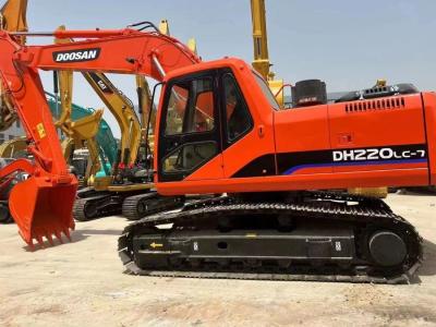 China Doosan DH220LC Used Hydraulic Excavator Equipment Second Hand Diggers for sale