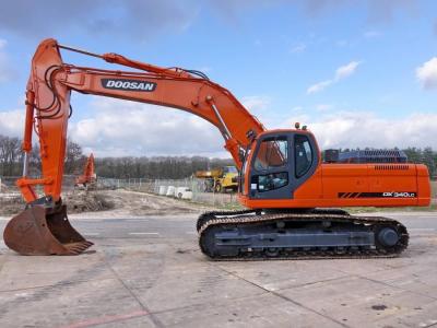 China 1750KW DX340LC Old Used Doosan Excavator Backhoe Crawler For Digging for sale