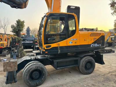 China R210w-9 Wheel Used Hyundai Excavator 21950KW 21 Ton For Construction for sale