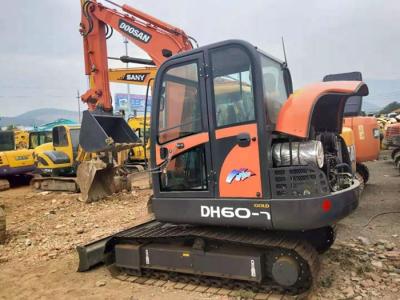 China Doosan DH60-7 Second Hand Mini Excavator Backhoe Crawler IOS Certificated for sale