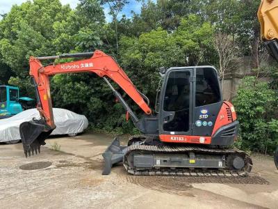 Chine 8 tonnes KX183 Excavatrice mini utilisée Kubota Originale Japonaise à vendre