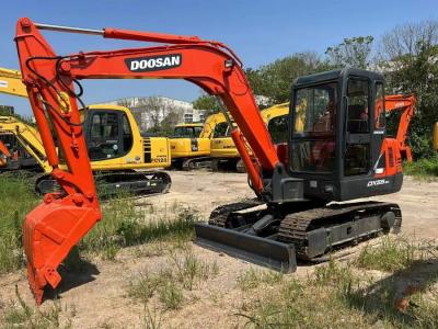 China DX55-9C Original Korea Used Doosan Excavator Crawler Mini Digger 5 Ton for sale