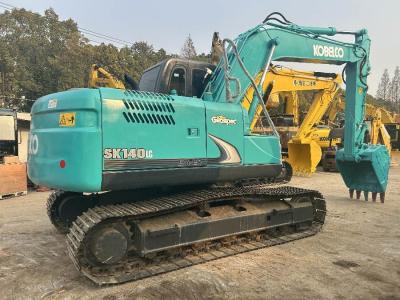 China Secondhand Construction Digging Machine Old Kobelco Excavator SK140LC Crawler for sale