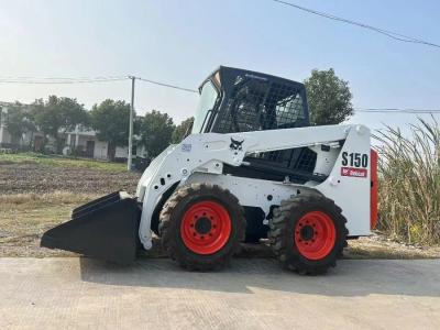 China Original Articulated Used Skid Steer Loaders Mini Bobcat S150 for sale