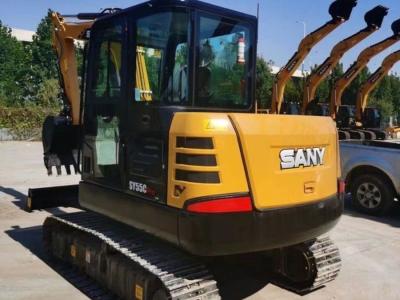 China SY55C Used Sany Excavator Second Hand Mini Digger 5T Isuzu 4JG1 Engine for sale