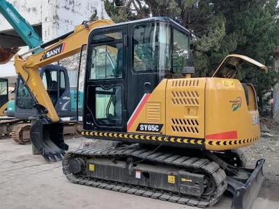 China Original Mini SY65C Used Sany Excavator 6700KG High Perfomance for sale