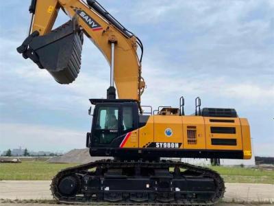 China Sany SY980H Hydraulic Used Diggers Large Earth Excavation Equipment for sale