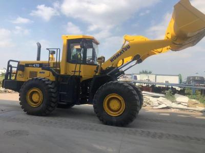 China WA470 Used Komatsu Front Wheel Loaders For Construction Earthmoving for sale