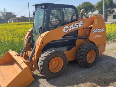 China Mini Hydraulic Used Skid Steer Loaders Machine CASE SR250 High Flow for sale